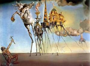 Salvador Dali must've had some messed-up dreams, too.