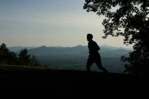 View from the course of the Blue Ridge Half-Marathon — one of several things motivating me this week.